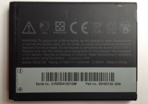 Cell phone battery BD42100 for HTC A9292